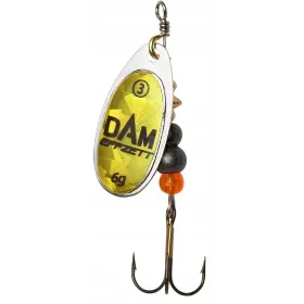 Błystka Obrotówka Dam Fluo Spinner 1/3g GOLD PRISMA