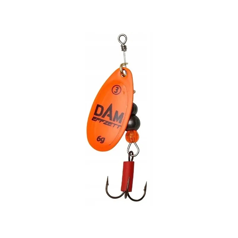 Błystka Obrotówka Dam Fluo Spinner 6/20g ORANGE