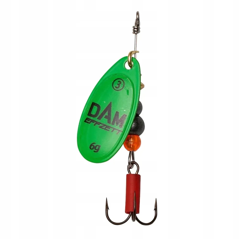 Błystka Obrotówka Dam Fluo Spinner 6/20g GREEN