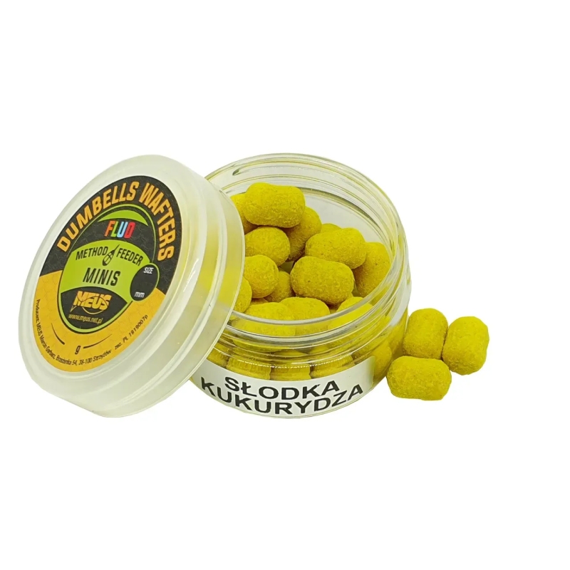 Meus Dumbells Fluo Wafters MINIS Kukurydza 8mm