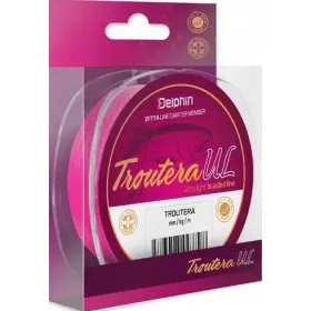 PLECIONKA DELPHIN TROUTERA RÓŻOWA 0,065mm 2,5 kg 130m