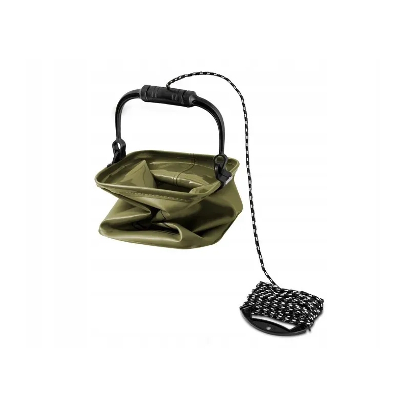 Wiadro składane na zanętę 10l Delphin CUBO sznurek