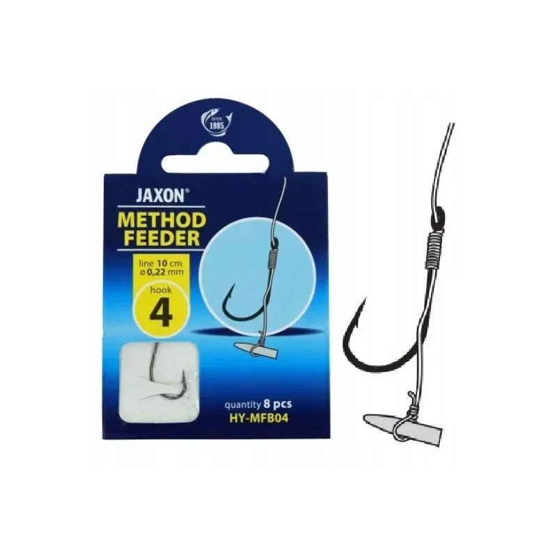 Przypon Jaxon Method Feeder MFB rozm. 4 0,22 10cm 8szt