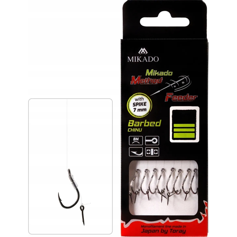 MIKADO PRZYPON METHOD Z IGŁĄ HAK ZADZIOR 12
