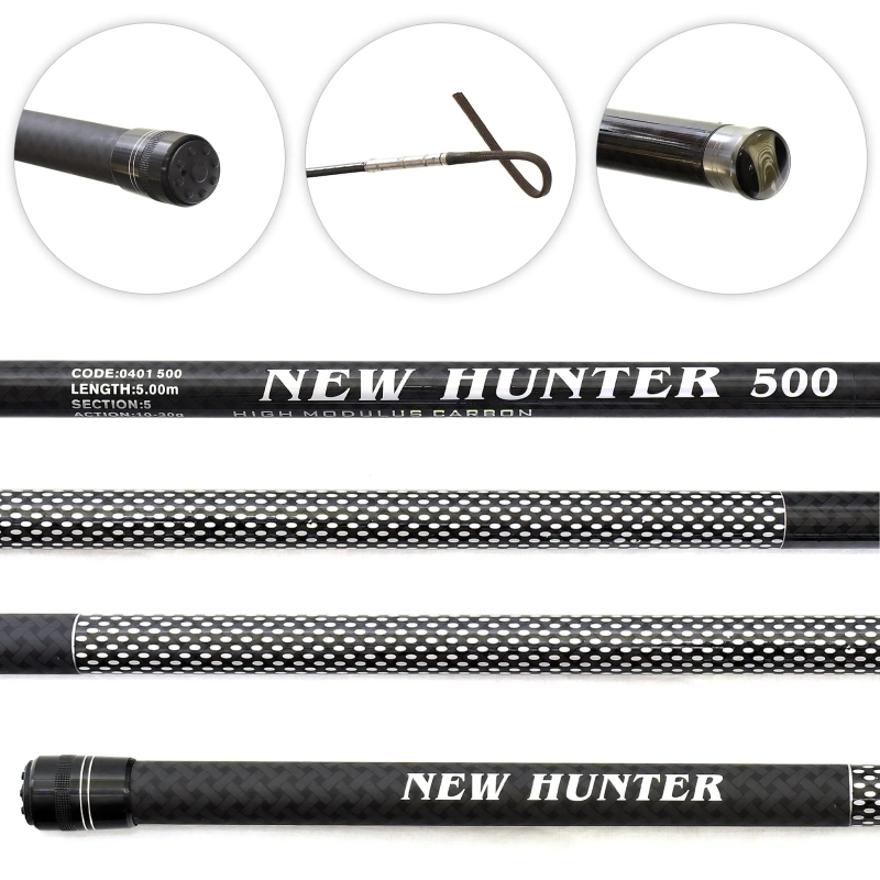 WĘDKA MIRACLE FISH BAT NEW HUNTER CARBON C.W. 500cm 10-30g
