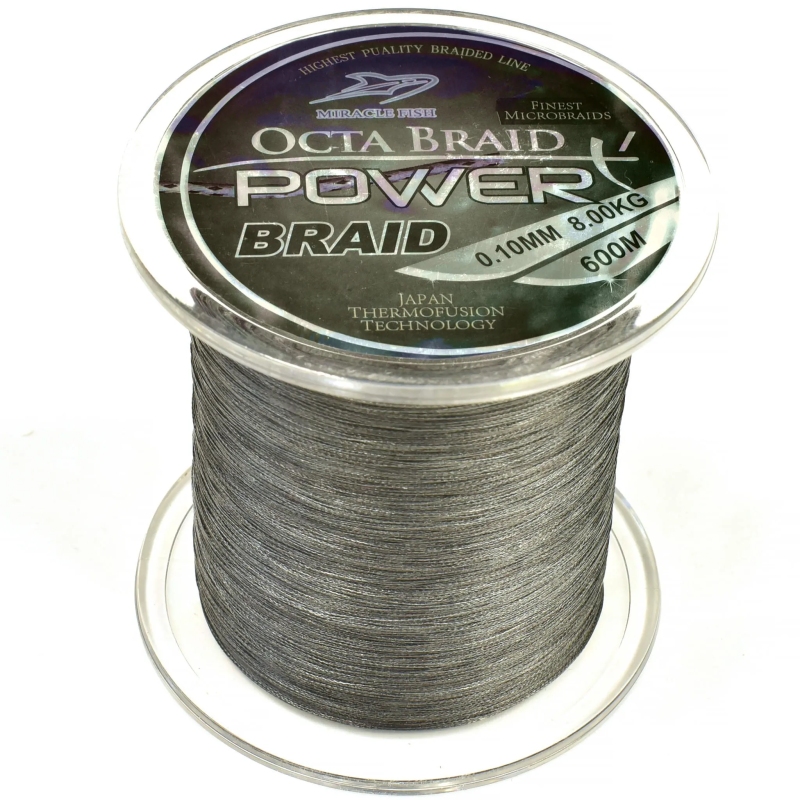 Plecionka octa braid power x4 black 0,18mm 600m