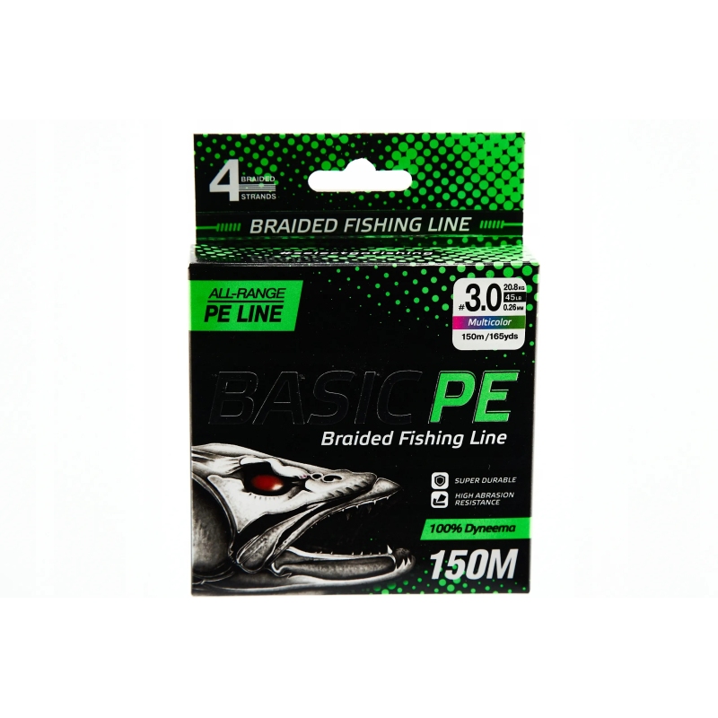 Plecionka Select Basic PE 4X 0,10mm 150m MULTIKOLOR