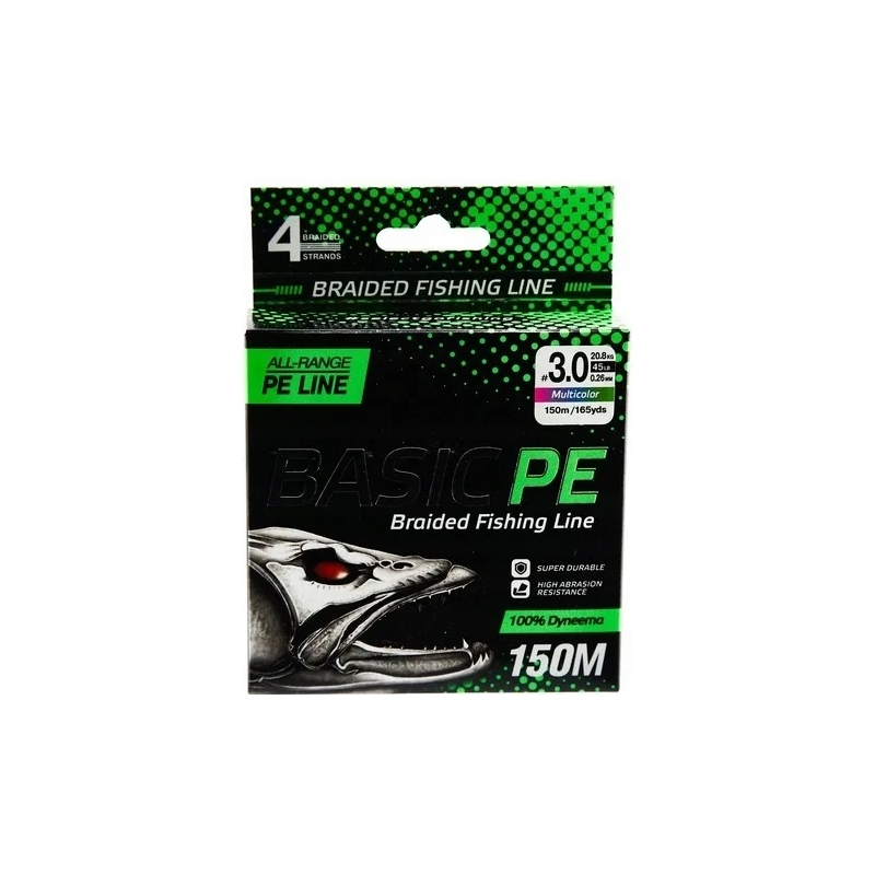 Plecionka Select Basic PE 4X 0,24mm 150m MULTIKOLOR