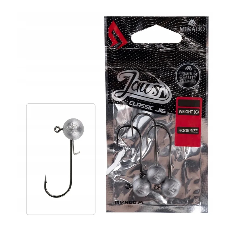 GŁÓWKA JIGOWA MIKADO JAWS CLASSIC 5g 5/0 - 3szt
