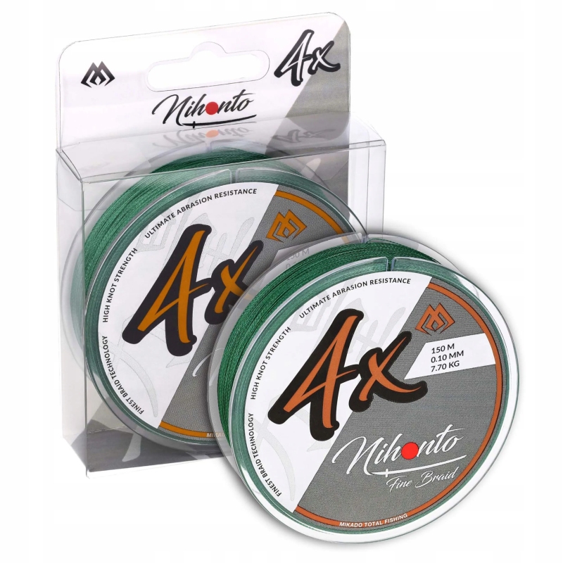 PLECIONKA NIHONTO 0,12 MM 150 M ZIELONA