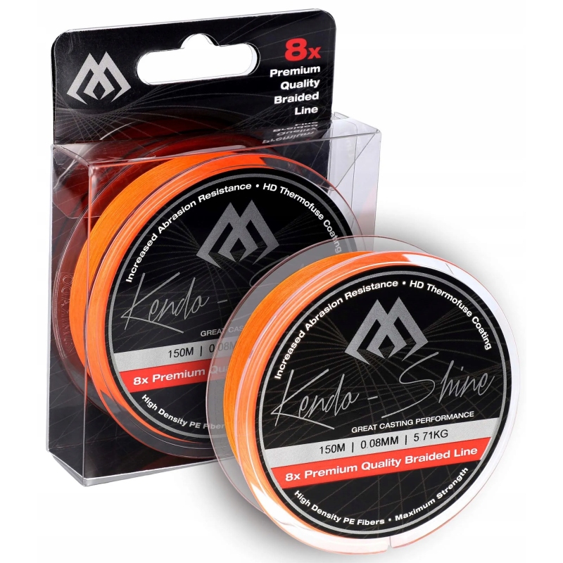 MIKADO PLECIONKA KENDO SHINE 0.18mm/150m FLUO