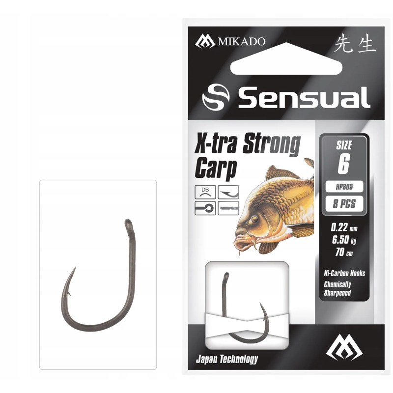 PRZYPONY X-TRA STRONG CARP 14/0.16mm/70cm