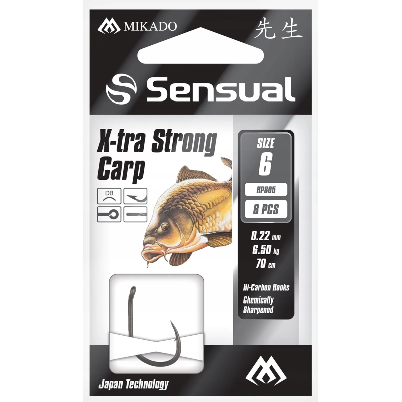 PRZYPONY X-TRA STRONG CARP 12/0.18mm/70cm