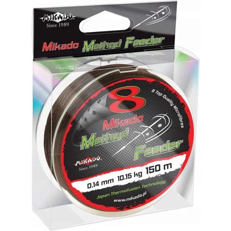 Plecionka mikado - octa method brown 0,12mm 150m