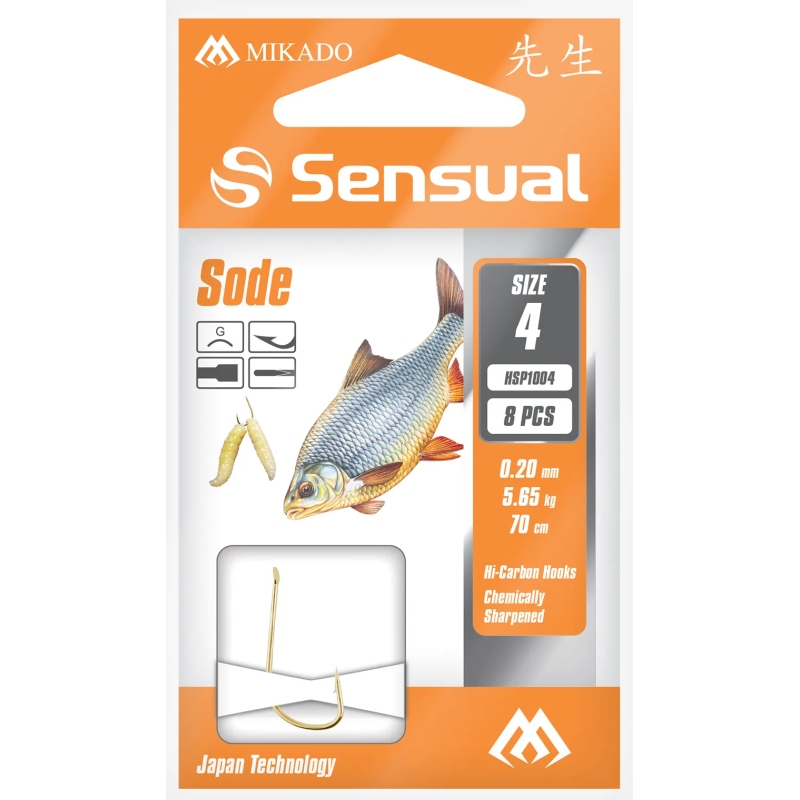 PRZYPONY WIĄZANE SODE 10G/0.14mm/70cm