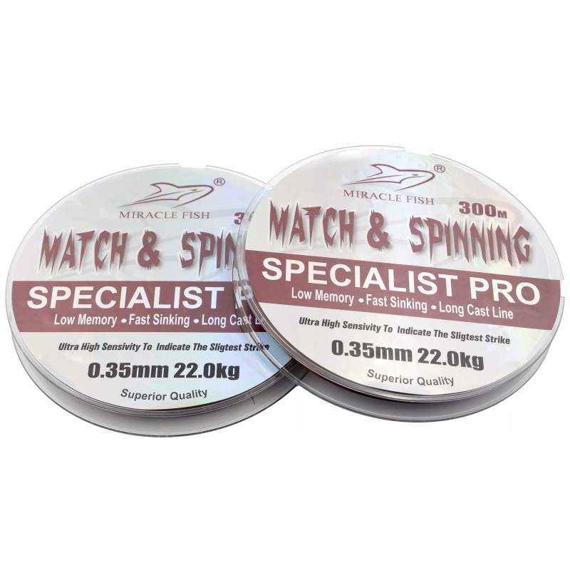 ŻYŁKA WĘDKARSKA STRONG MATCH & SPINNING 0,35 mm 22,0kg 300m