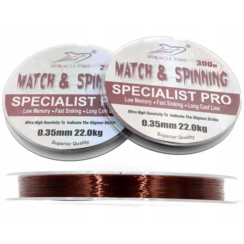 ŻYŁKA WĘDKARSKA STRONG MATCH & SPINNING 0,25 mm 13,0kg 300m